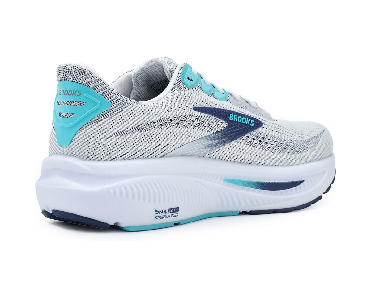 Men's Brooks Ghost 17 White/Beacon Blue/Ipanema