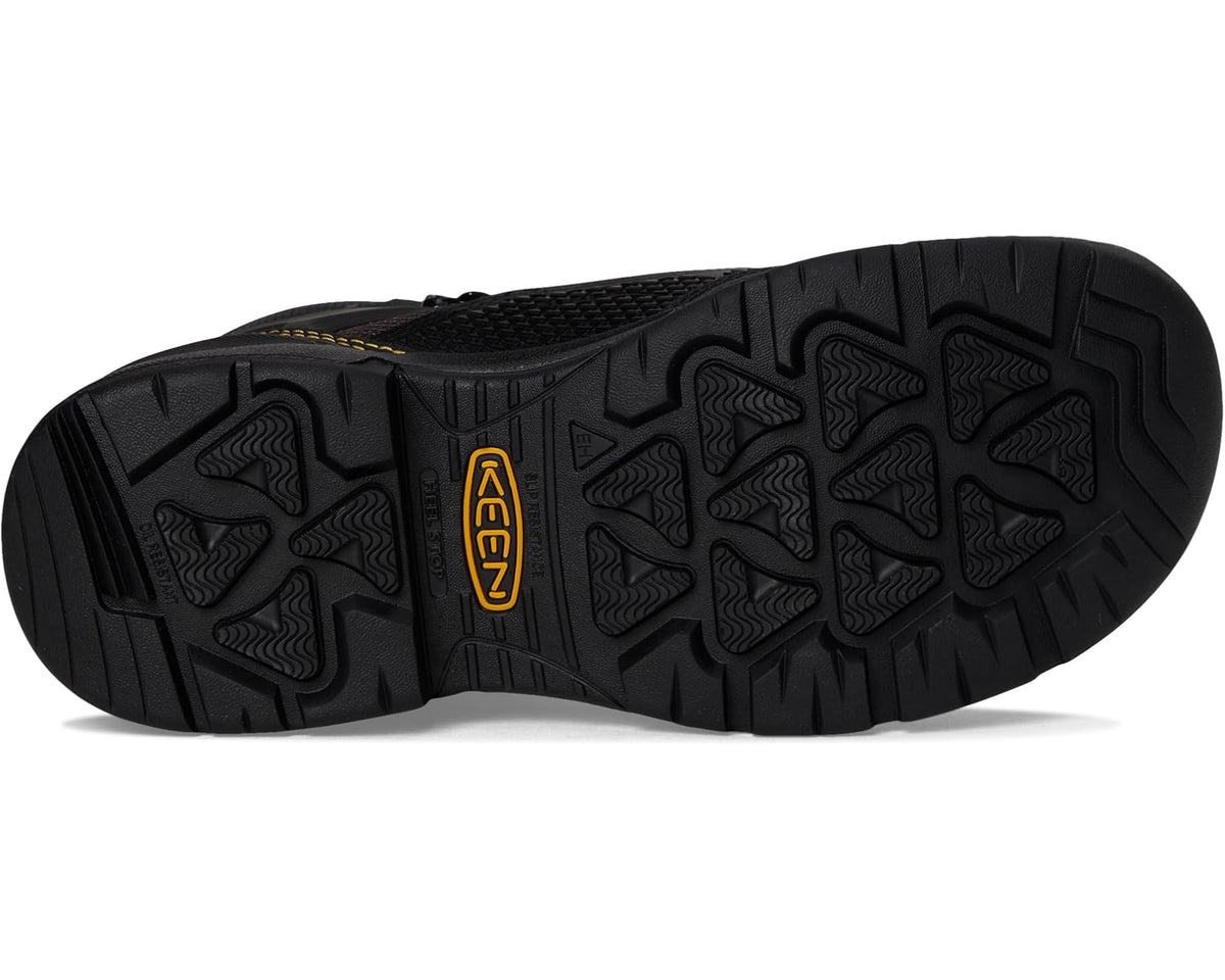 Men's KEEN Utility Stronglite 6 Waterproof Boot (Comp Toe) Black/Black