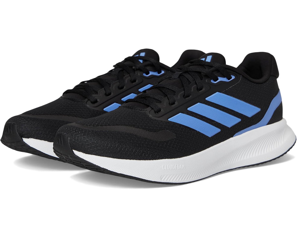 Men's adidas Run Falcon 5 Black/Blue Fusion/White