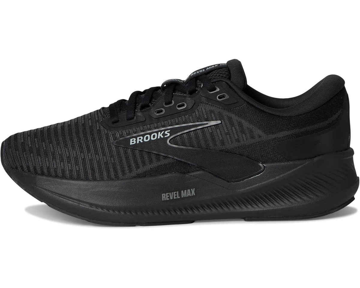 Men's Brooks Revel Max Black/Black/Ebony