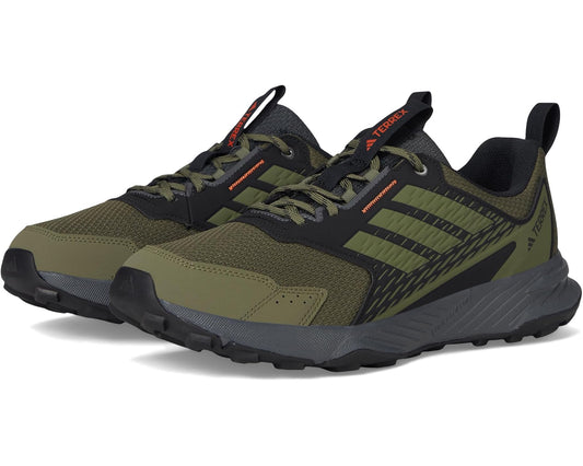 Men's adidas Outdoor Terrex Tracefinder 2 Trail Running Shoes Olive Strata/Olive Strata/Semi Impact Orange