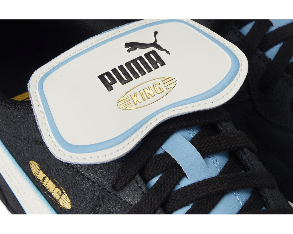 Men's PUMA King Indoor Shoes Black/Warm White
