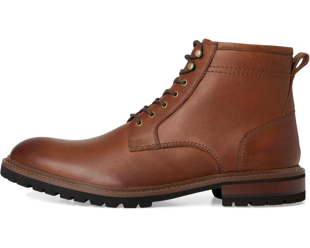 Men's Johnston & Murphy Barrett Plain Toe Boots Tan Full Grain 1