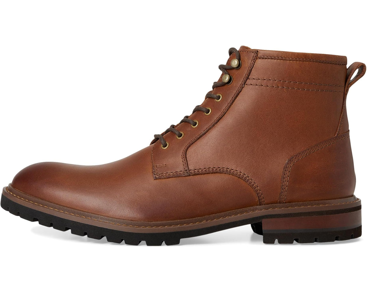 Men's Johnston & Murphy Barrett Plain Toe Boots Tan Full Grain 1
