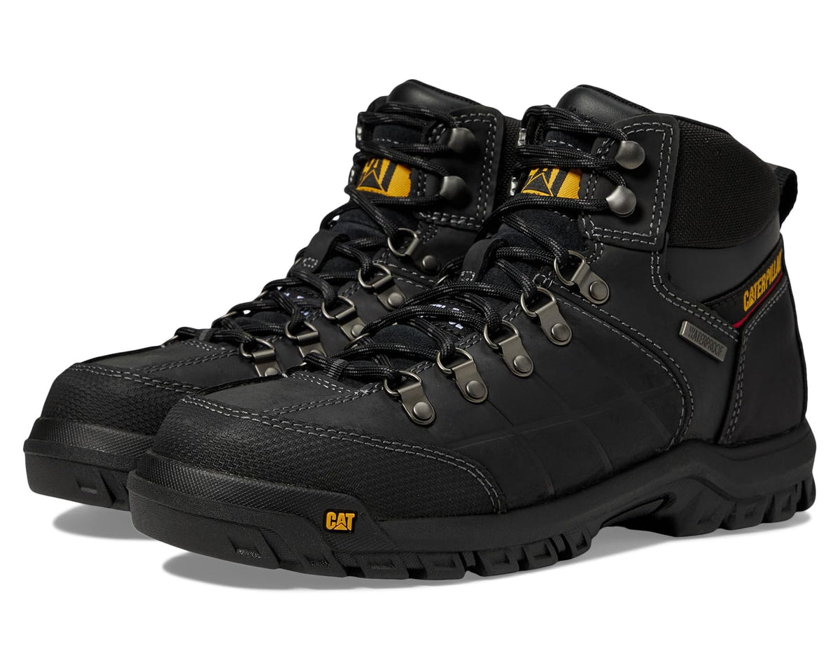 Men's Caterpillar Threshold Waterproof Steel Toe Black