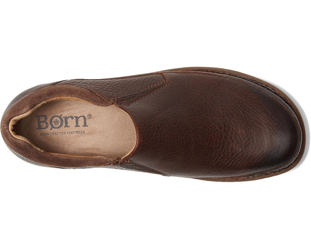 Men's Born Nigel Slip-On Brown/Dark Brown Combo