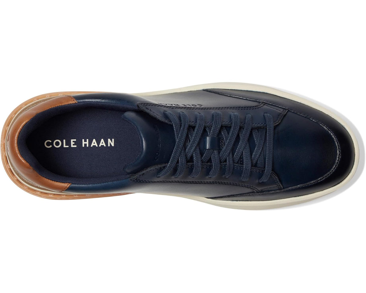 Men's Cole Haan Grandpro Halfcourt Skyweave Sneakers Navy Blazer/British Tan/Ivory