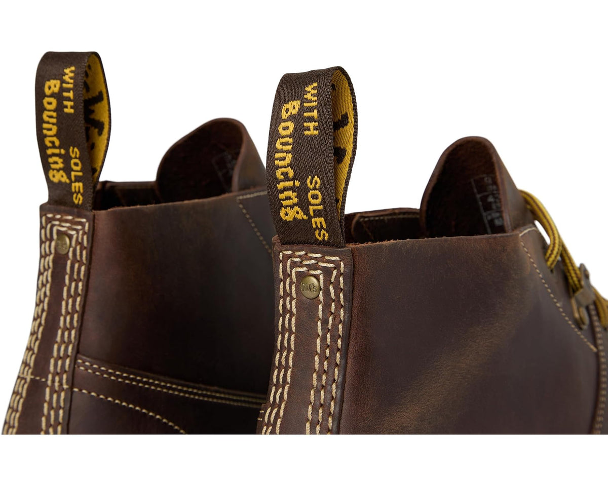 Unisex Dr. Martens Church Quad Archive Dark Brown Crazy Horse