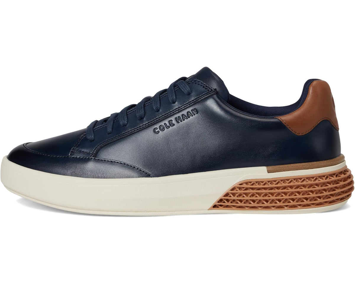 Men's Cole Haan Grandpro Halfcourt Skyweave Sneakers Navy Blazer/British Tan/Ivory