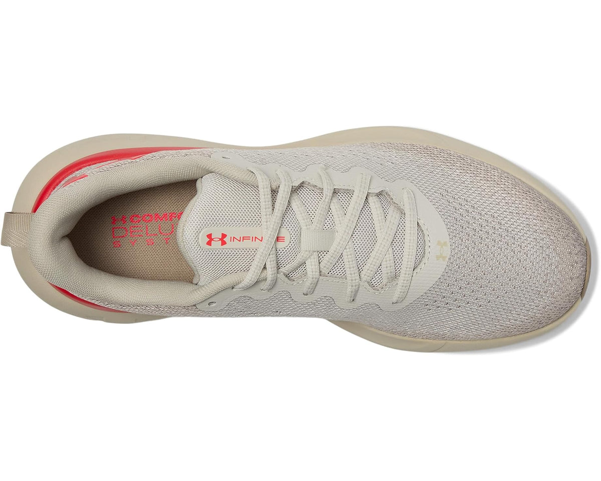 Men's Under Armour Infinite Summit White/Khaki Base/Racer Red