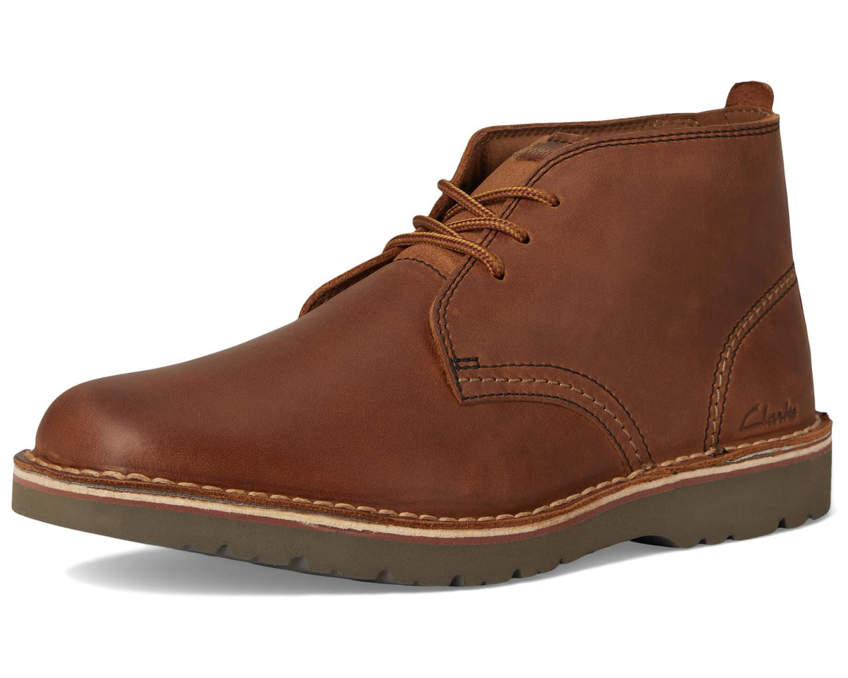 Men's Clarks Eastridge Mid Light Brown Leather