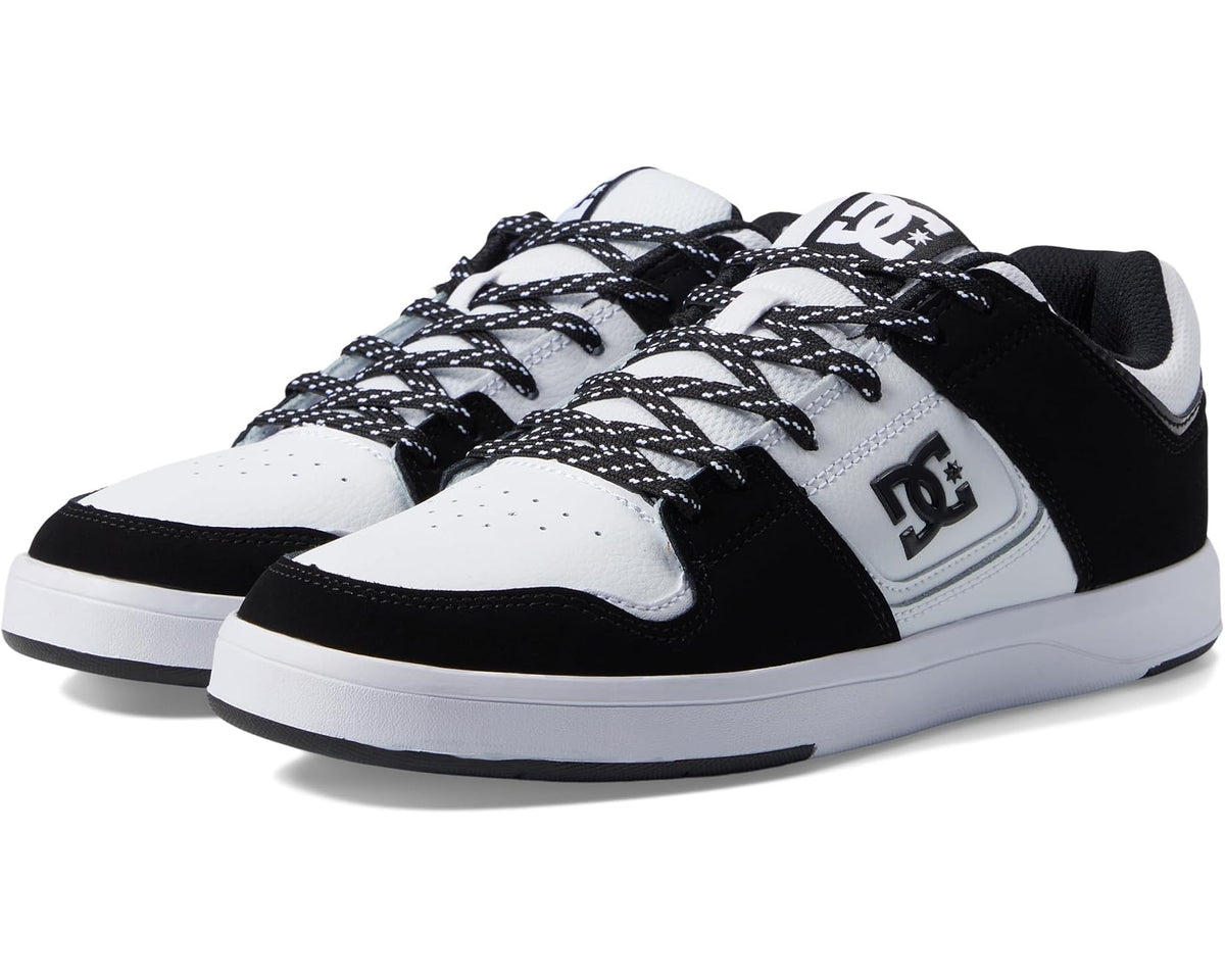 Men's DC Cure Casual Low Top Skate Shoes Sneakers White/Black/Carbon