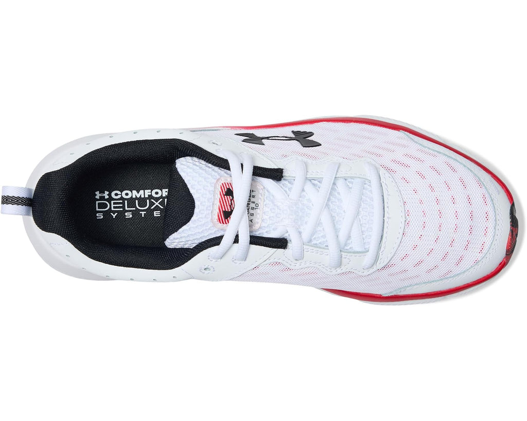 Men's Under Armour Charged Assert 10 White/Racer Red/Black