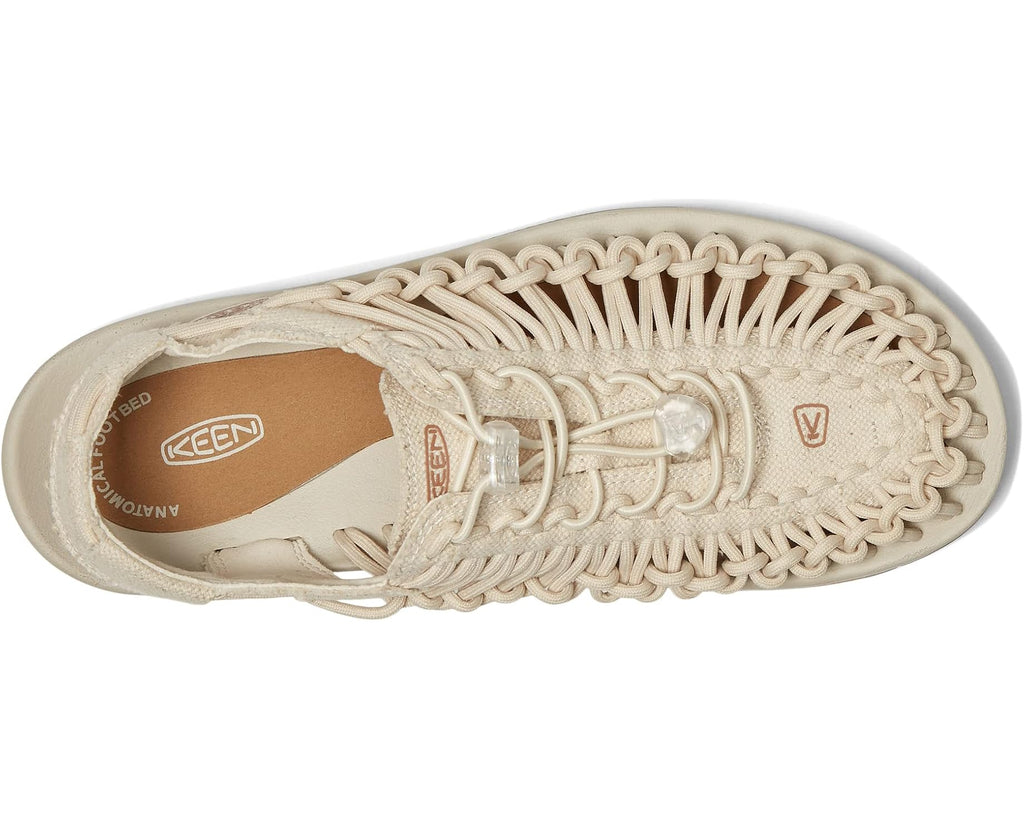 Men's KEEN Uneek Canvas Natural Canvas/Birch