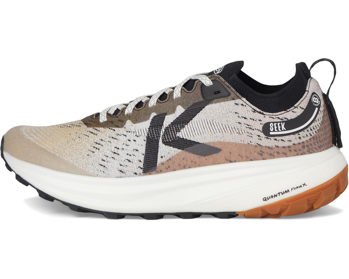 Men's KEEN Seek Trail Running Shoes Safari/Black