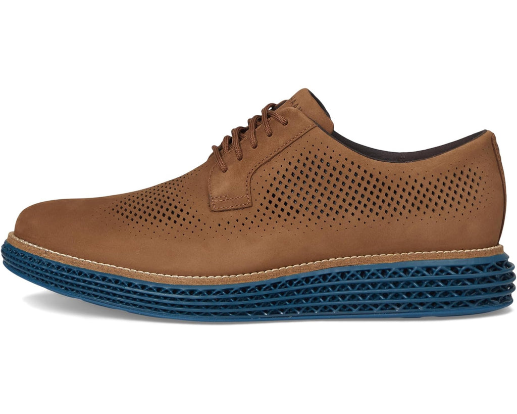 Men's Cole Haan Original Grand 2.0 Oxford Brown Nubuck/Water Resistant