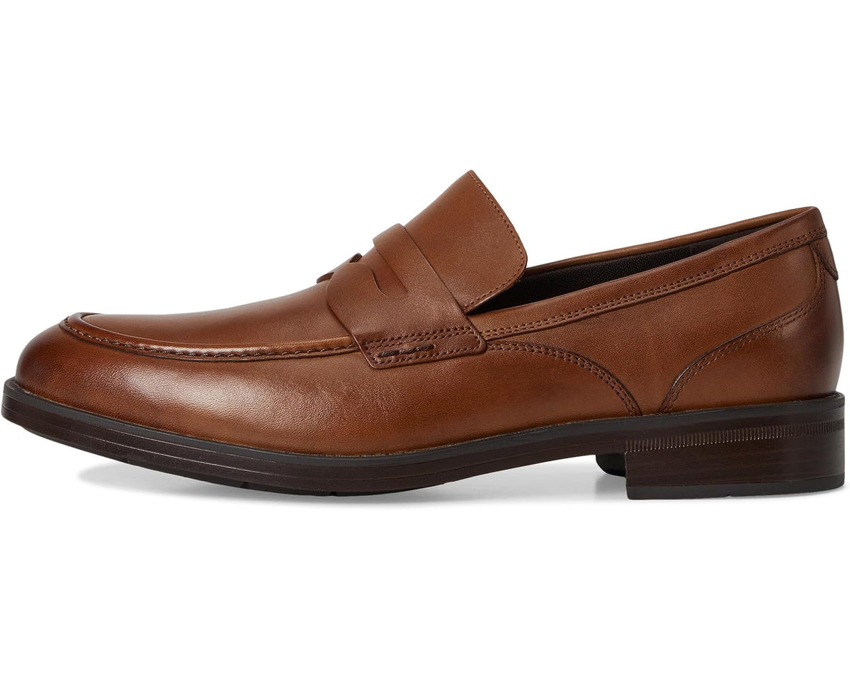 Men's Cole Haan Newmark Grand Penny Loafers British Tan/Dark Brown