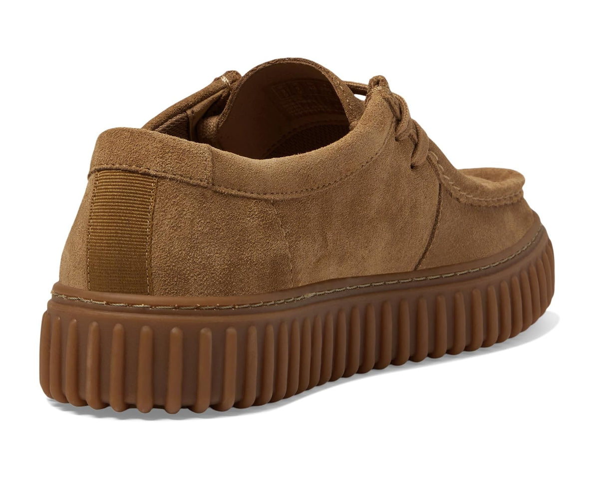 Men's Clarks Torhill Lo Dark Sand Suede