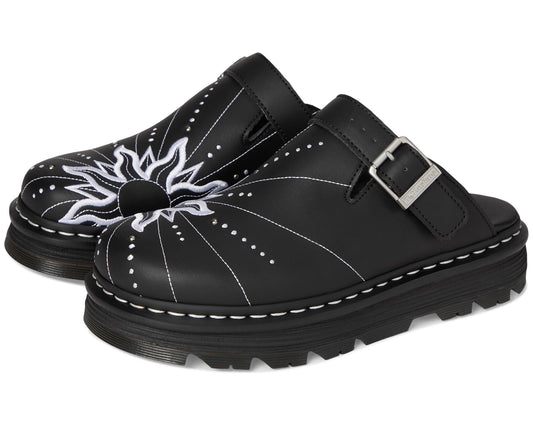 Unisex Dr. Martens Zebzag Mule Solar Flare Black