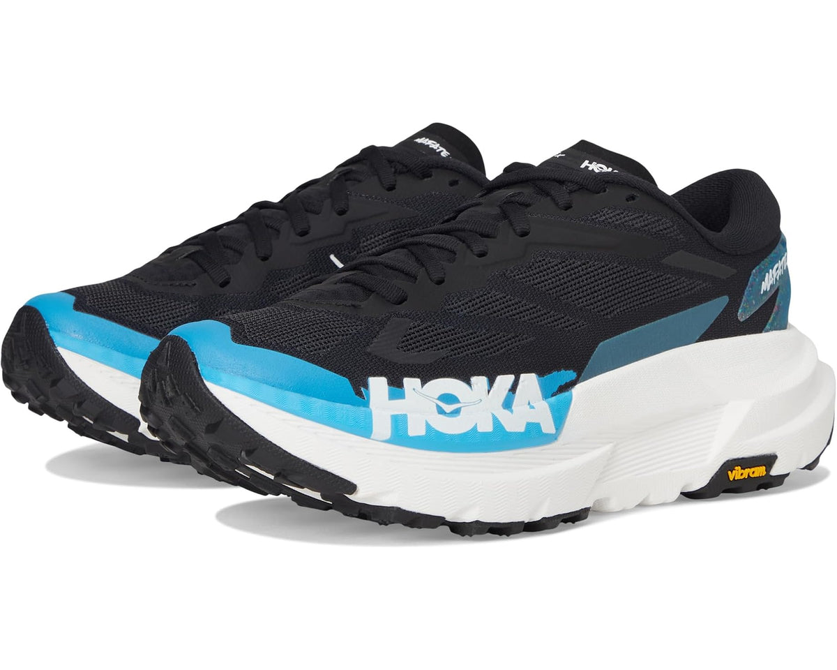 Men's Hoka Mafate X Black/Skyward Blue