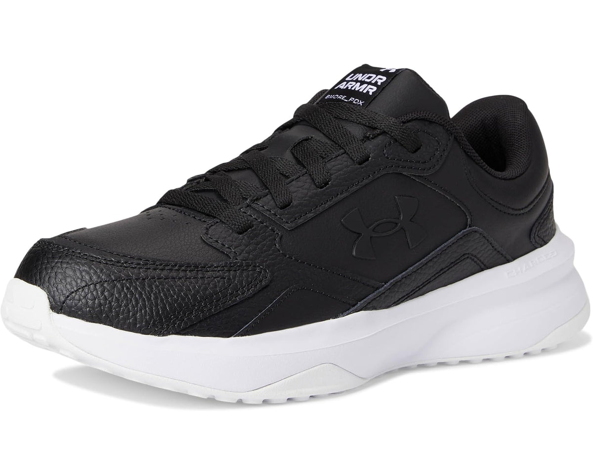 Men's Under Armour Edge Leather Black/Black/White