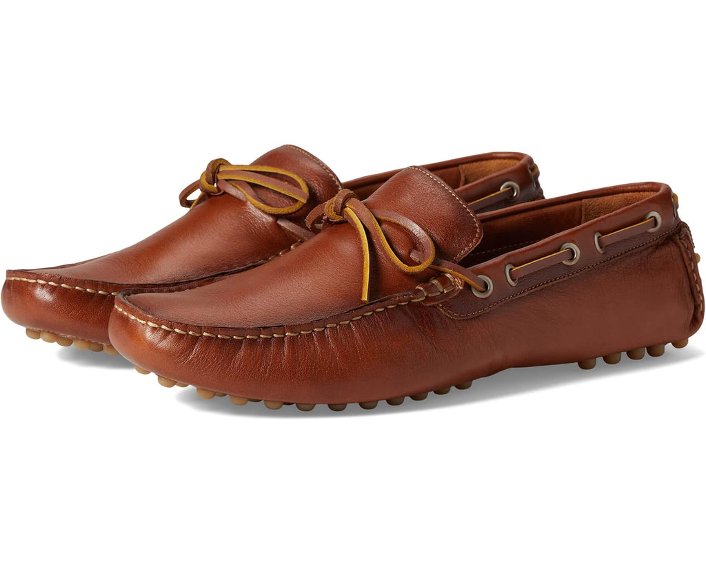 Men's johnnie-O Leather Getaway Driver Cognac