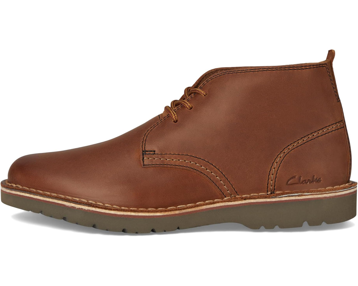 Men's Clarks Eastridge Mid Light Brown Leather