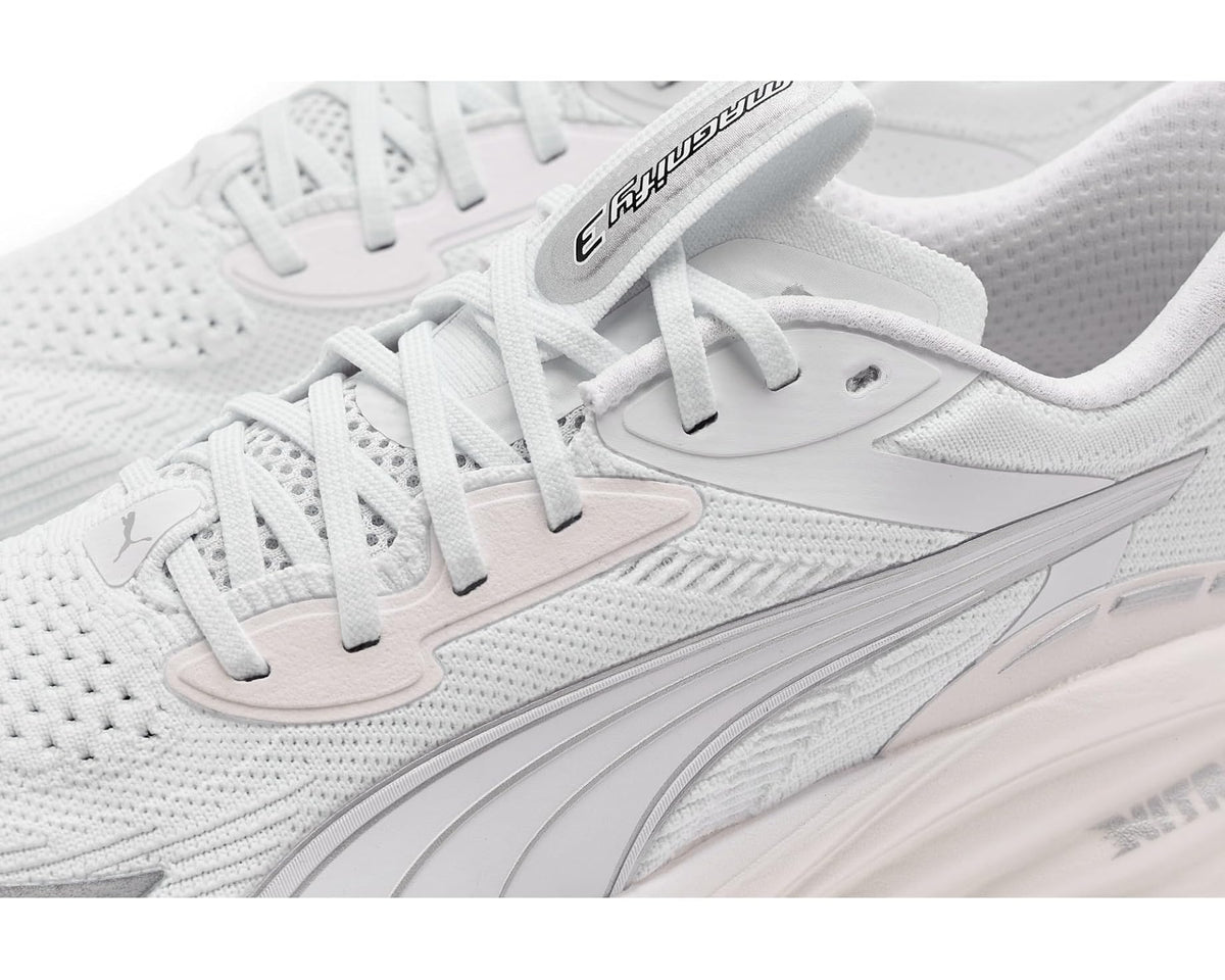 Men's PUMA Magnify Nitro 3 Running Shoes Puma White/Warm White