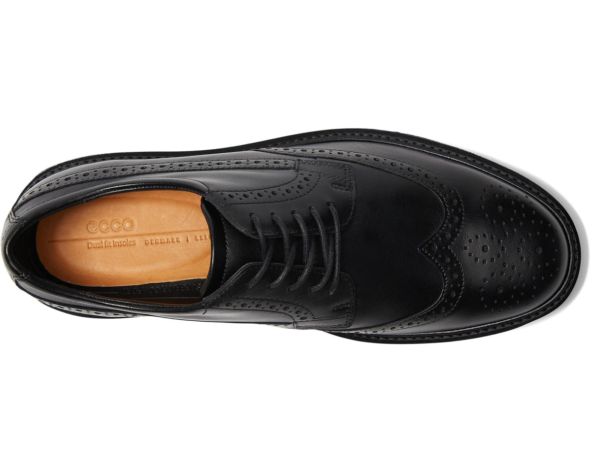 Men's ECCO London Wing Tip Oxford Black