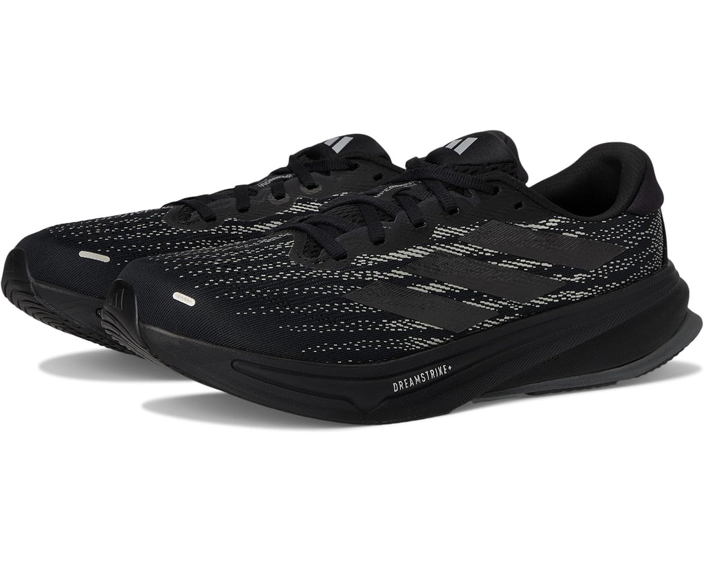 Men's adidas Supernova Rise 2 Running Shoes Black/Black/Silver Metallic