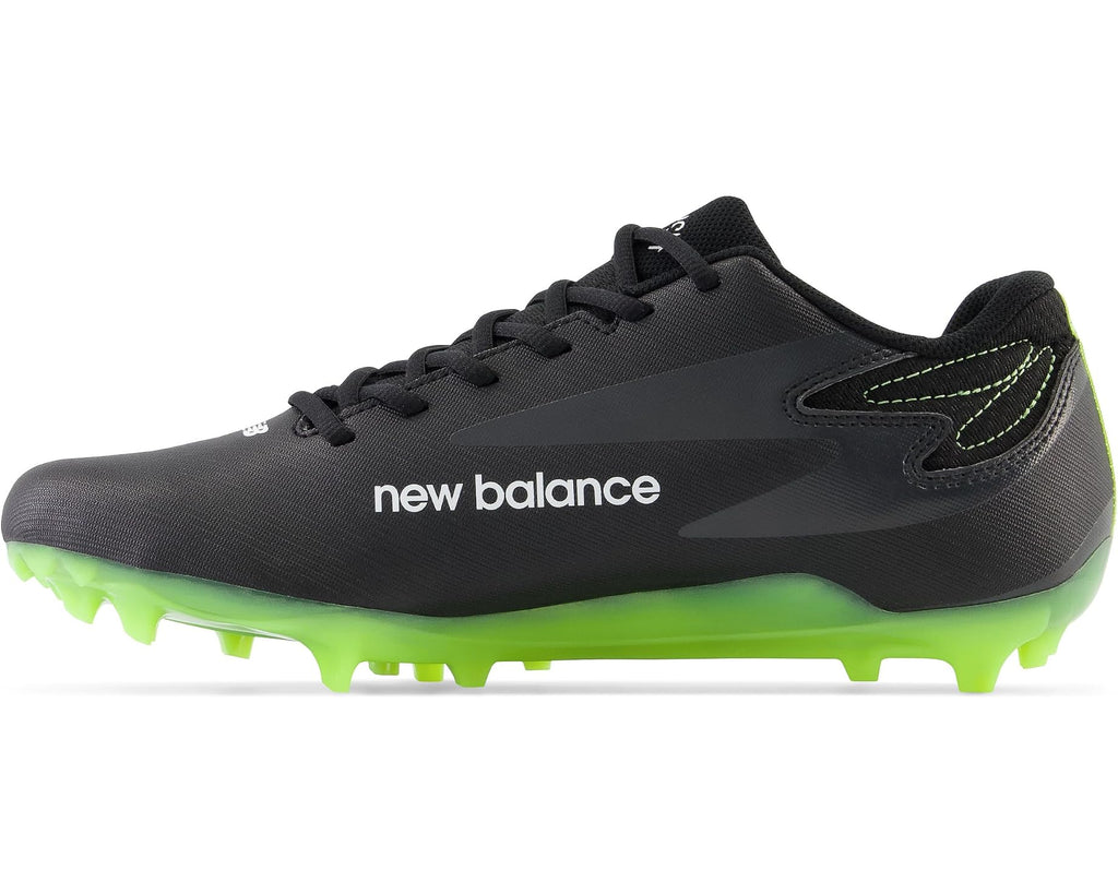 Men's New Balance Rush V4 Low Lacrosse Cleats Black/Black