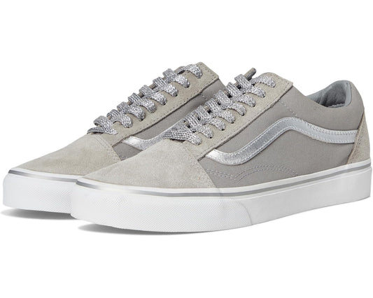Unisex Vans Old Skool Metallic Pop Gray