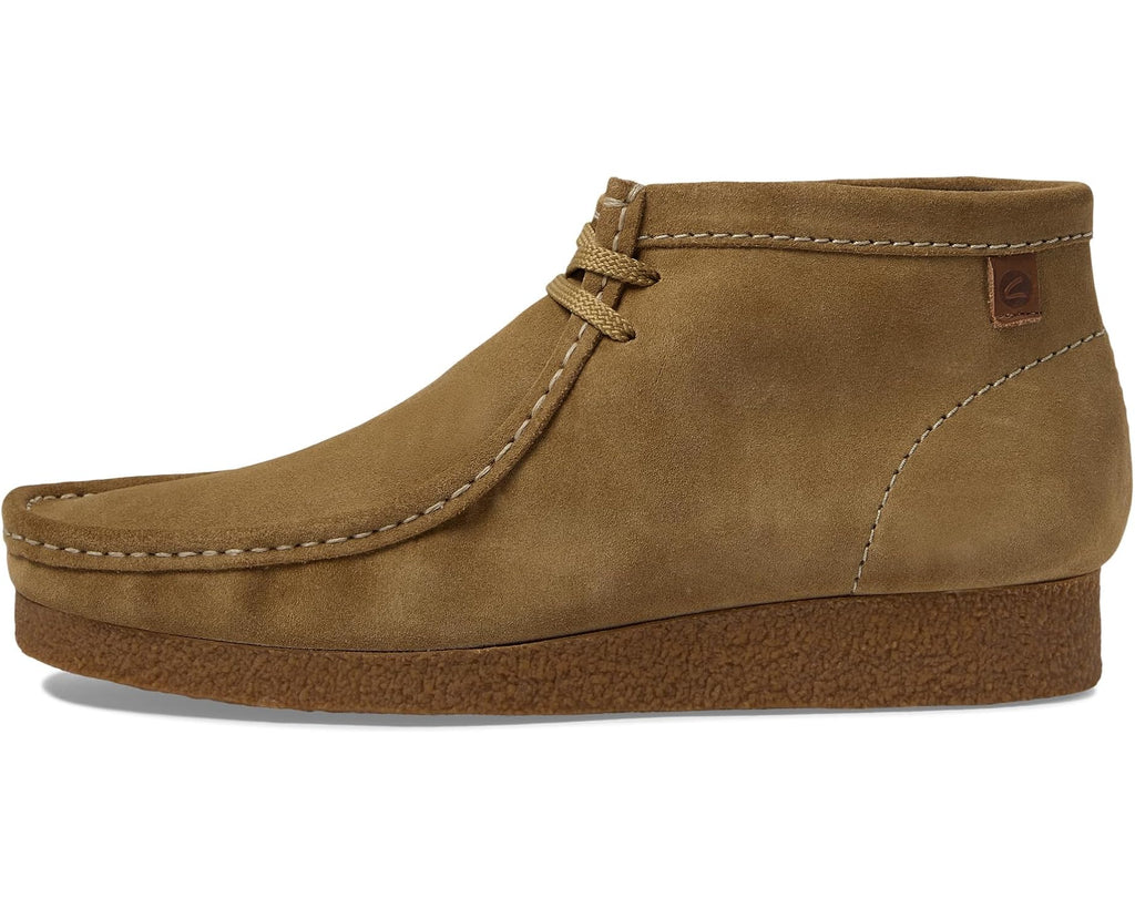 Men's Clarks Shacre Boots Dark Sand Suede