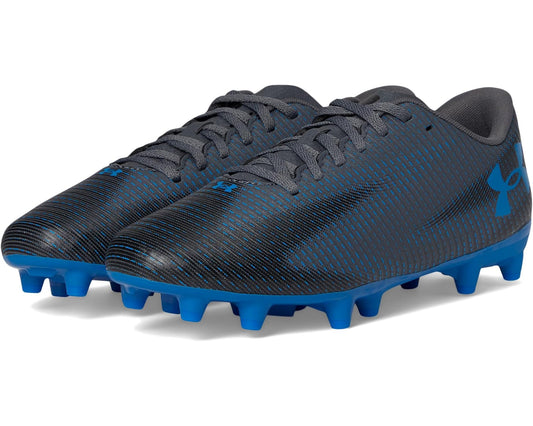Unisex Under Armour Shadow Select 2 Soccer Cleats Castlerock/Black/Blue Atlantis