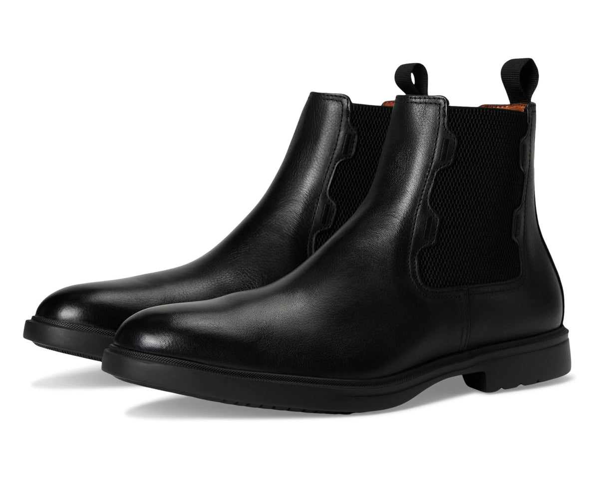 Men's Stacy Adams Townsend Chelsea Boots Black Tumble