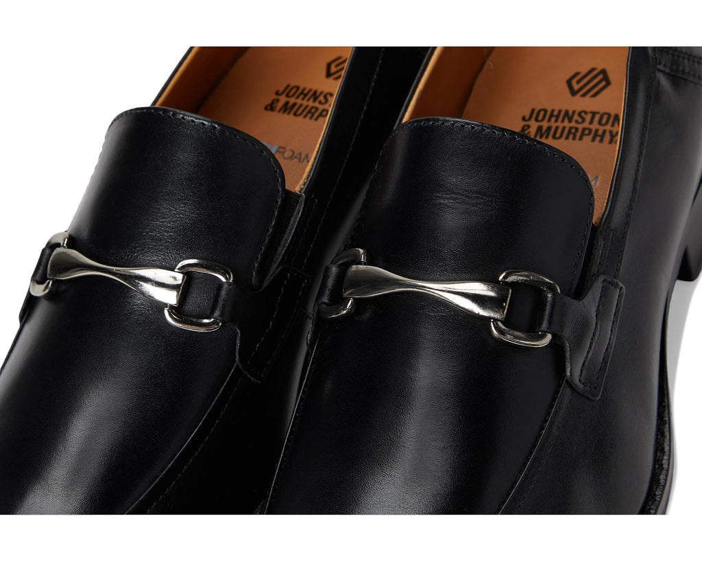 Men's Johnston & Murphy Richland Bit Black Full Grain