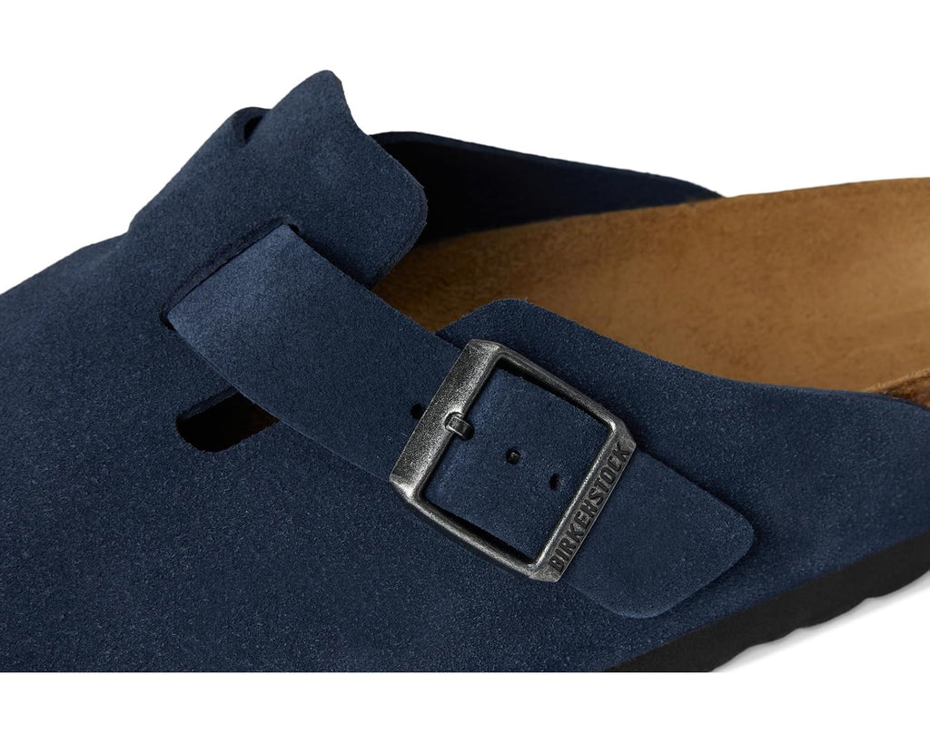 Unisex Birkenstock Boston - Suede (Unisex) New Navy