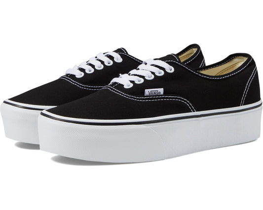 Unisex Vans Authentic Stackform Canvas Black/True White