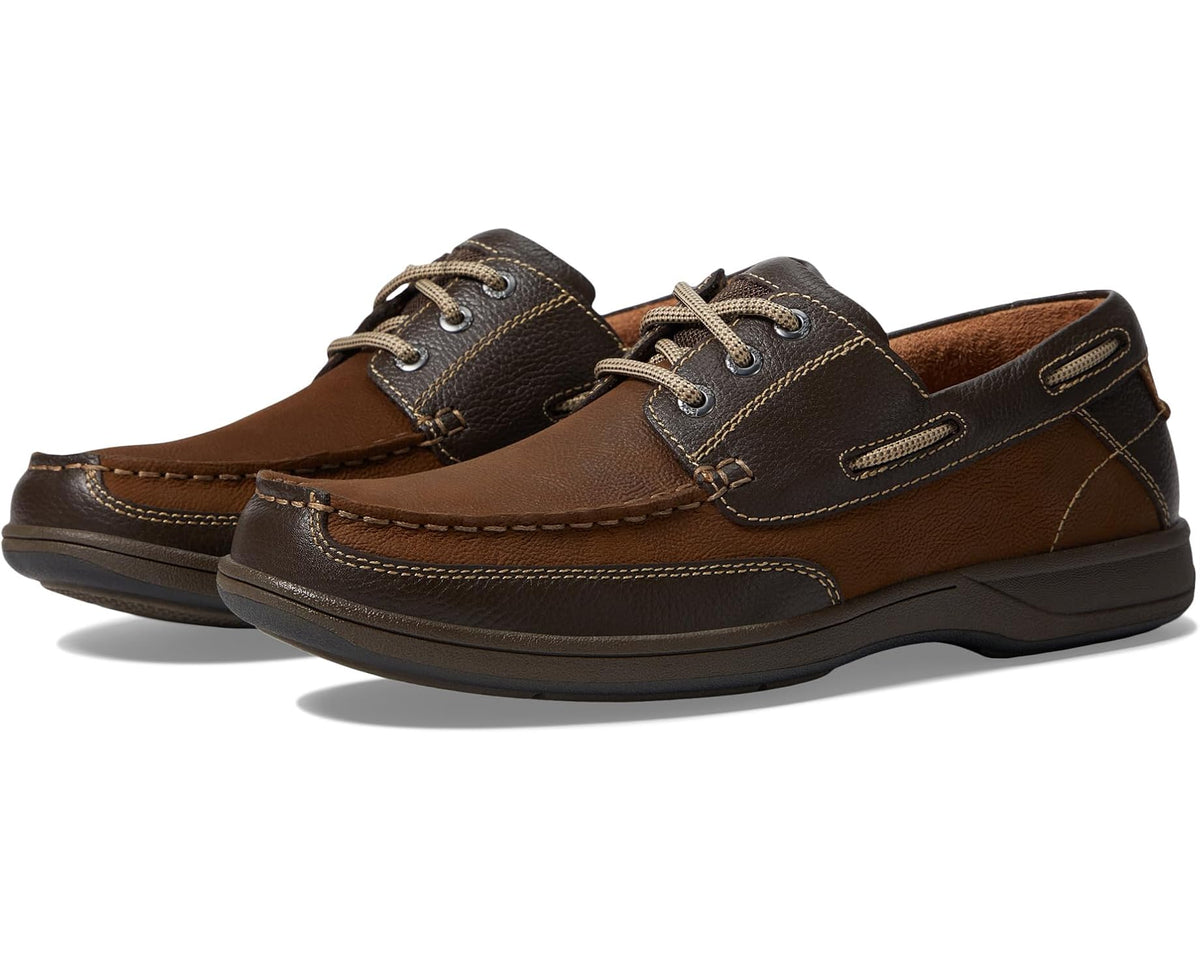 Men's Florsheim Lakeside Ox Boat Shoe Stone Crazy Horse