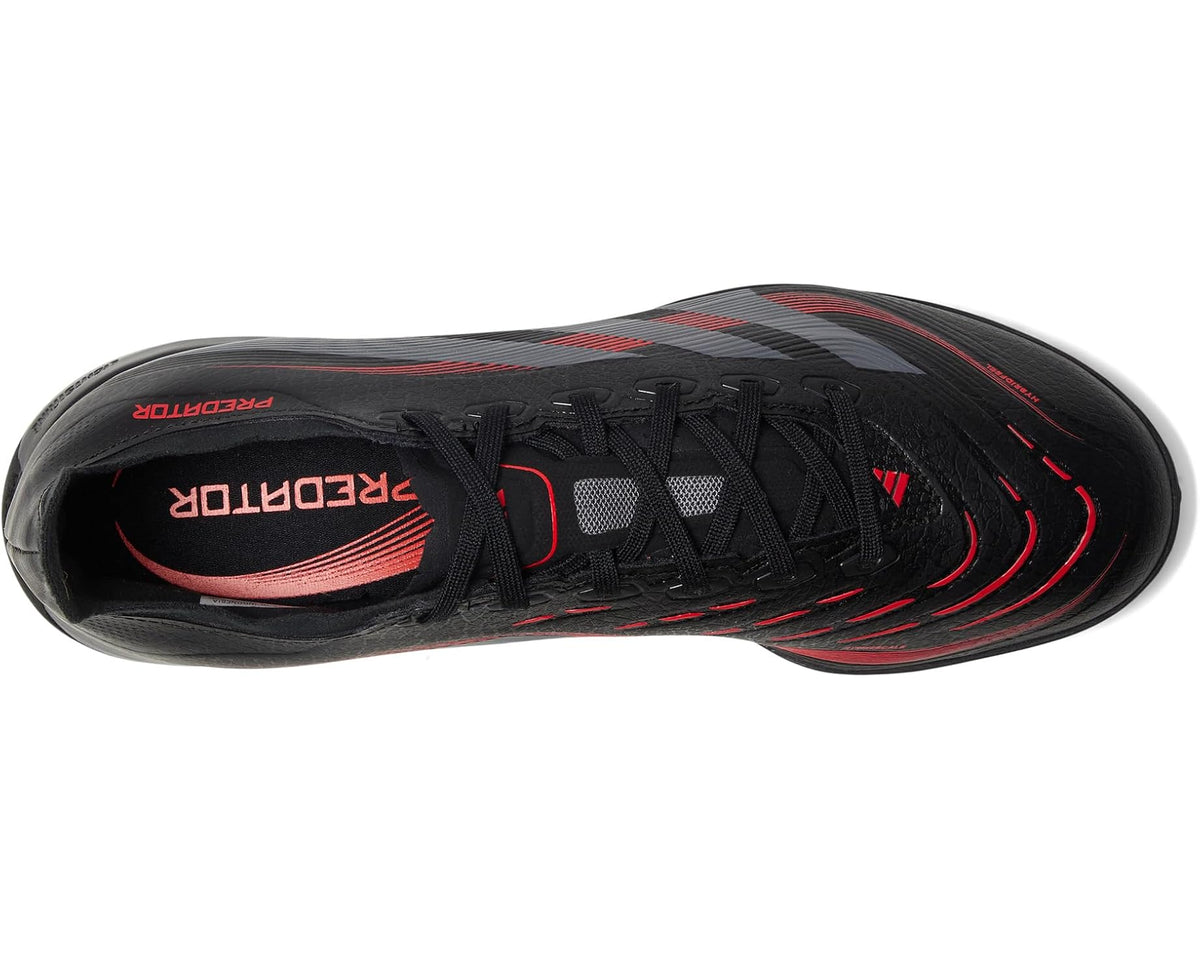 Unisex adidas Predator League Turf Soccer Cleats Black/Grey/Lucid Red