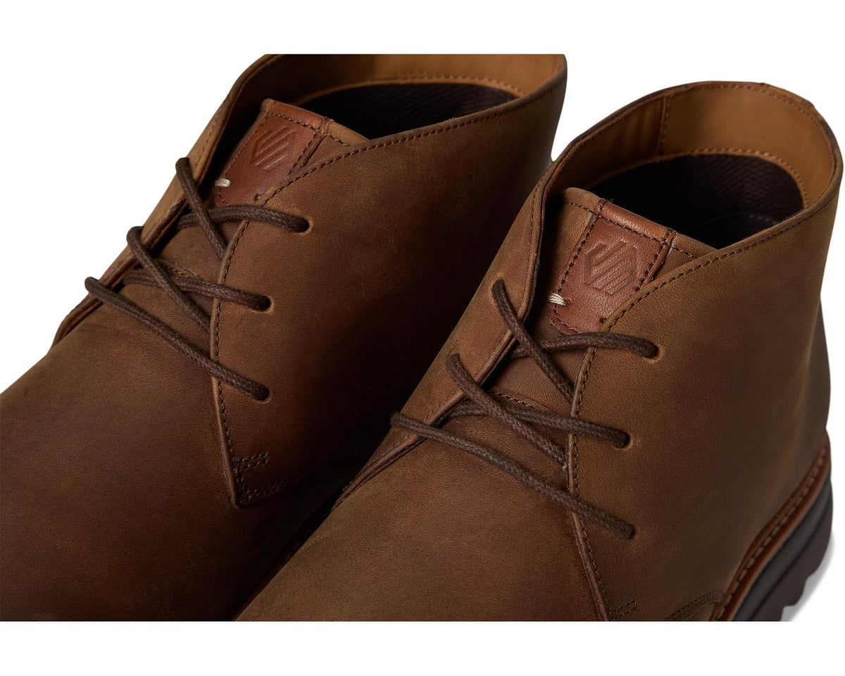 Men's Johnston & Murphy Braxton Chukka Brown Oiled Full Grain