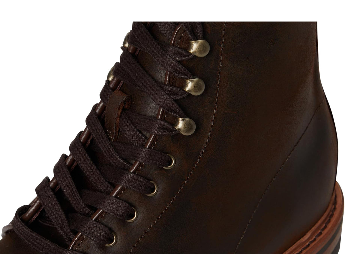 Men's Allen Edmonds Higgins Mill Lace-Up Brown Waxed Suede