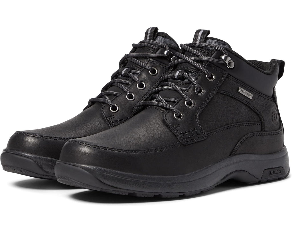 Men's Dunham 8000 Mid Boots Black Leather