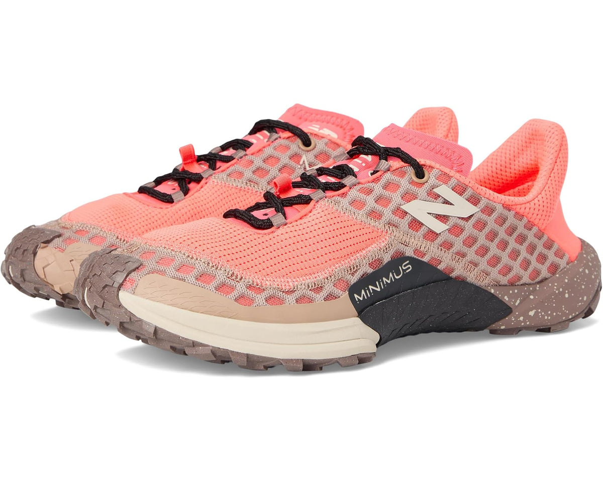Men's New Balance Minimus Trail Urgent Red/Flat Taupe/Bisque