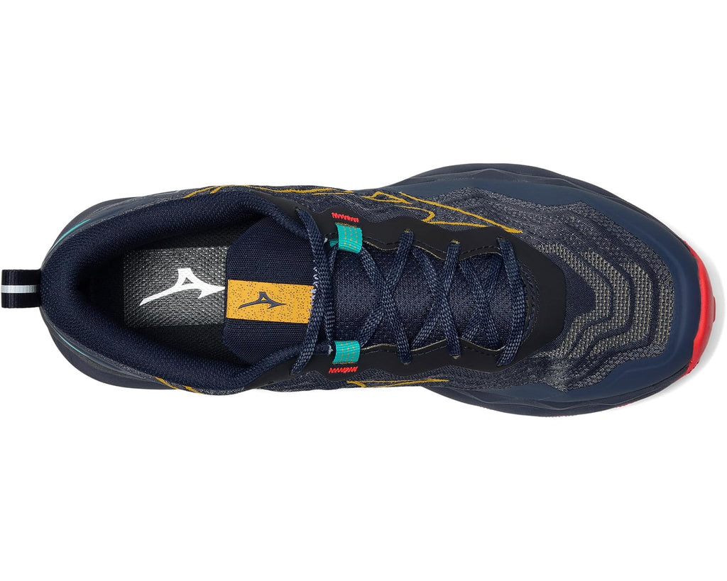 Men's Mizuno Wave Daichi 9 Baritone Blue/Citrus