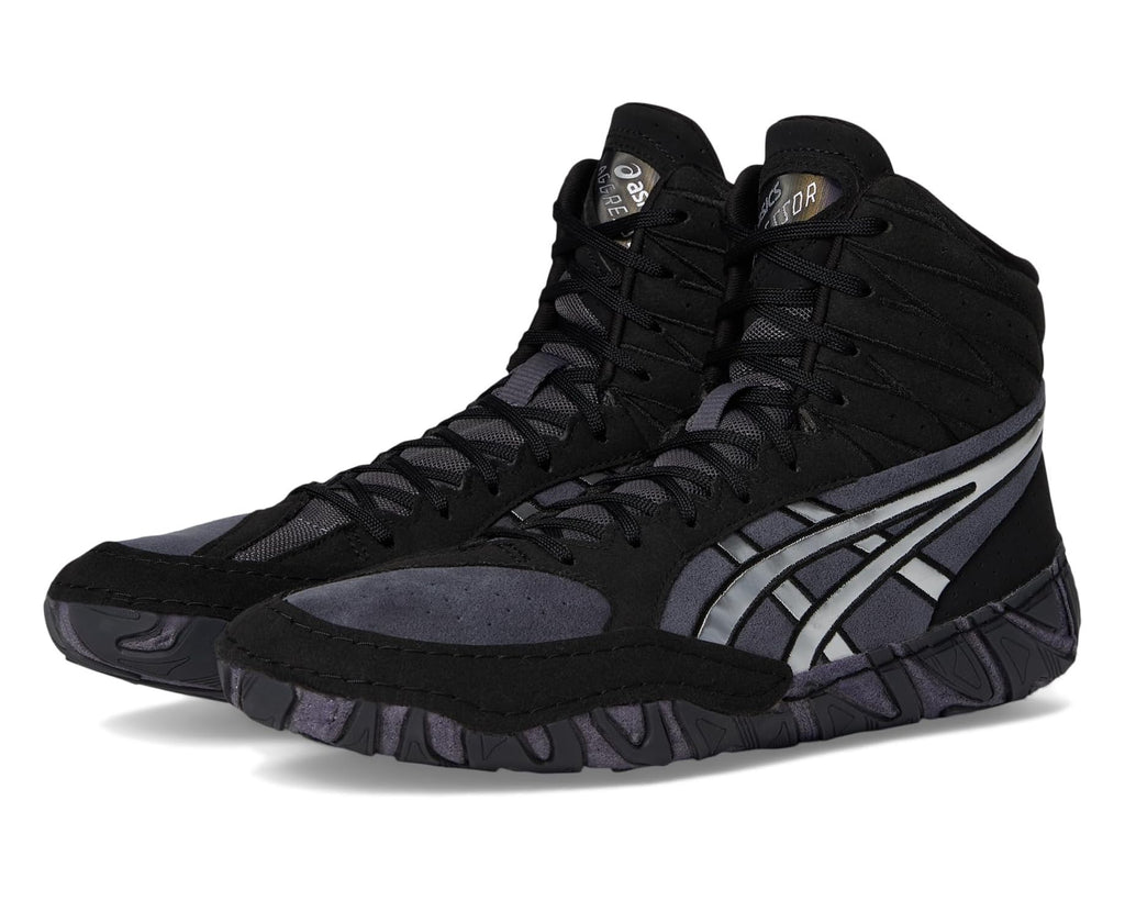 Men's ASICS Aggressor 6 Black/Pure Silver