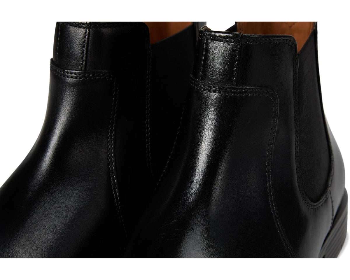 Men's Johnston & Murphy Reeve Chelsea Boots Black Full Grain