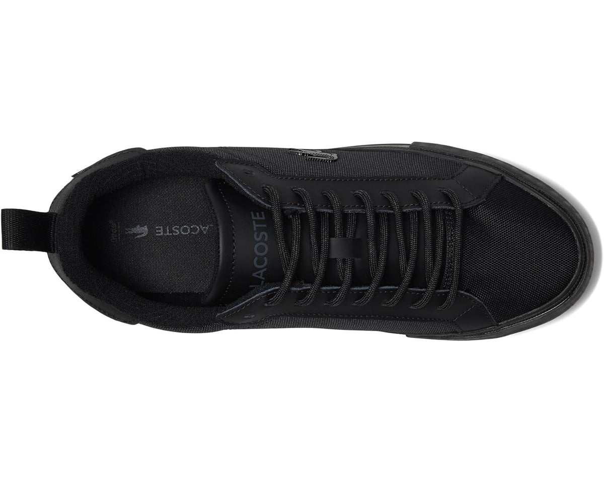 Men's Lacoste Powercourt Winter Outdoor Sneakers Black/Black