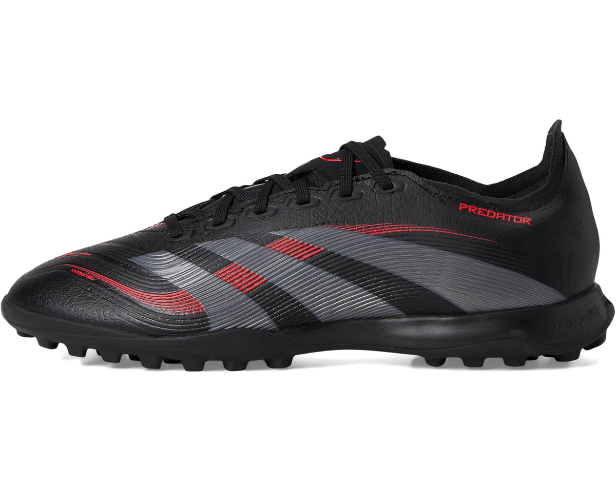Unisex adidas Predator League Turf Soccer Cleats Black/Grey/Lucid Red