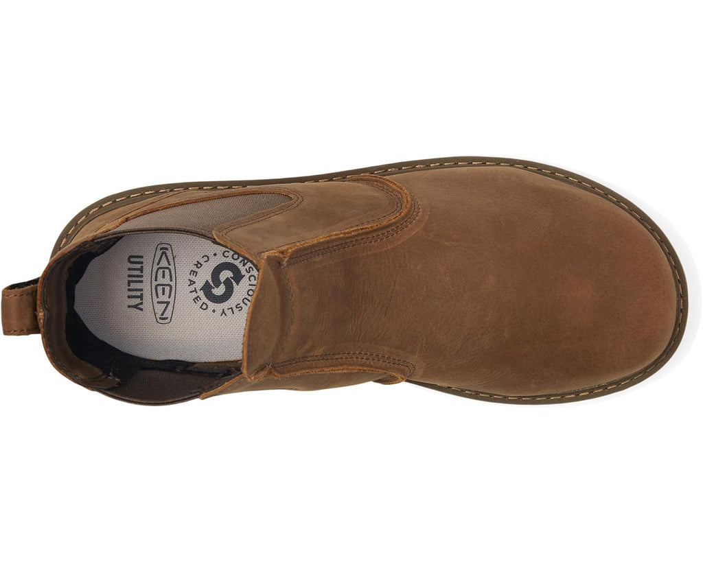 Men's KEEN Utility San Jose Pull-On Boot (Soft Toe) Belgian/Gum